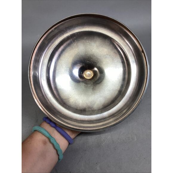 Sheffield Silver Co Pinecone Finial Serving Dish Replacement Lid 7.5"D - Picture 4 of 6